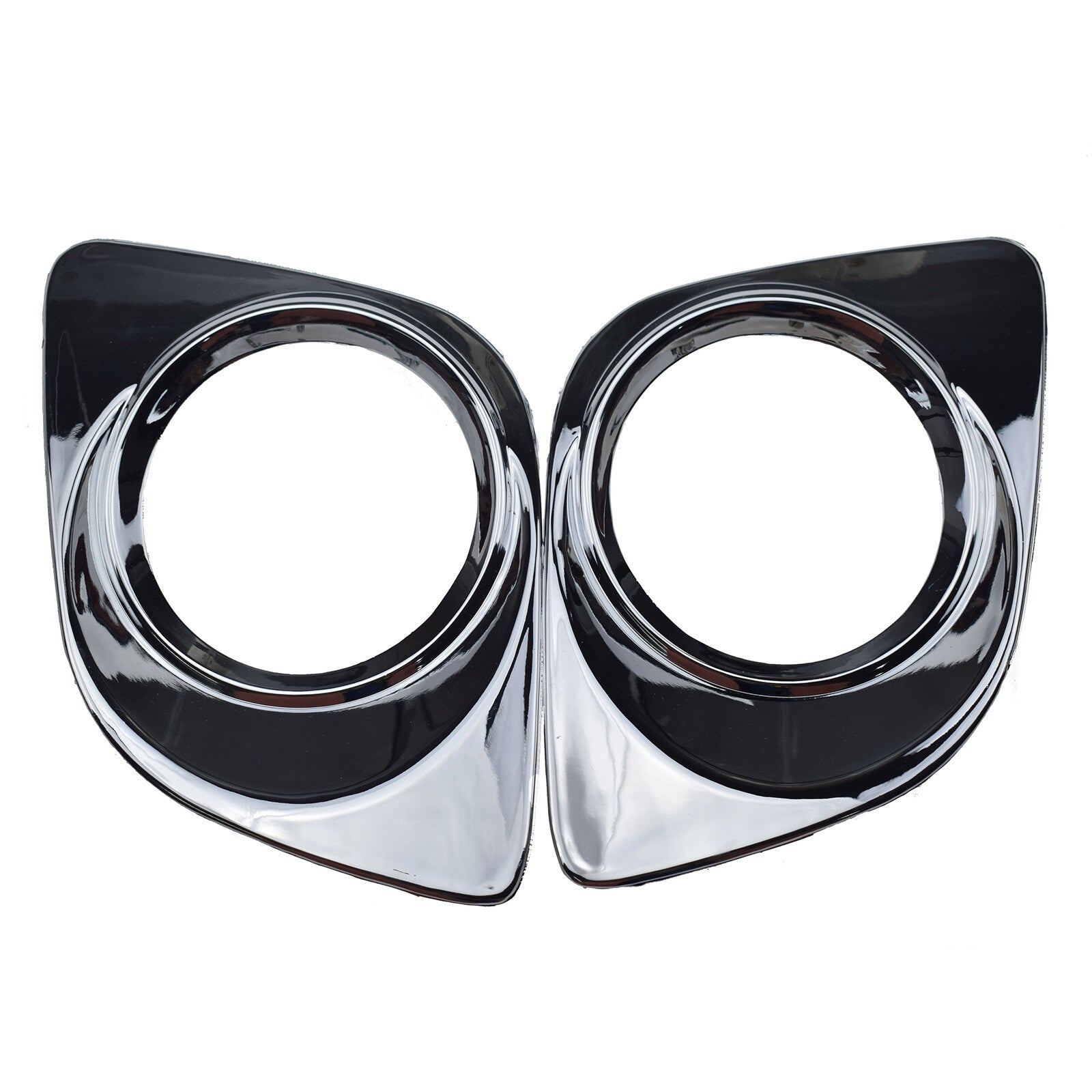Pair LH RH Side Chrome Fog Light Trim Cover 521280T010 for Toyota Venza 09-12