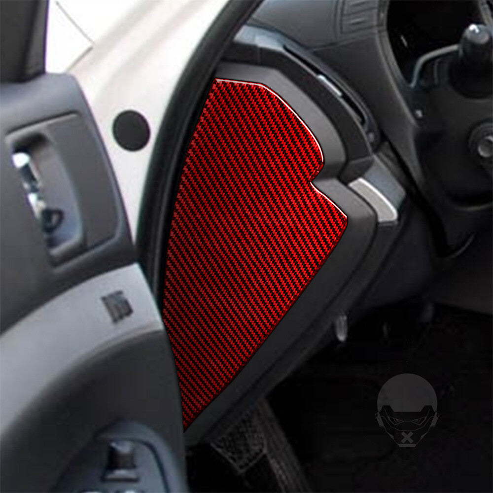 Red Carbon Door Buffer Cushion Mat Panel Cover for Infiniti G37 Sedan 2007-2009