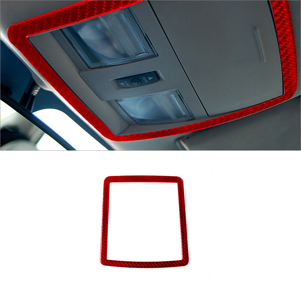 Red Carbon Fiber Overhead Console Outer Frame Cover Trim for Chrysler 300 05-07