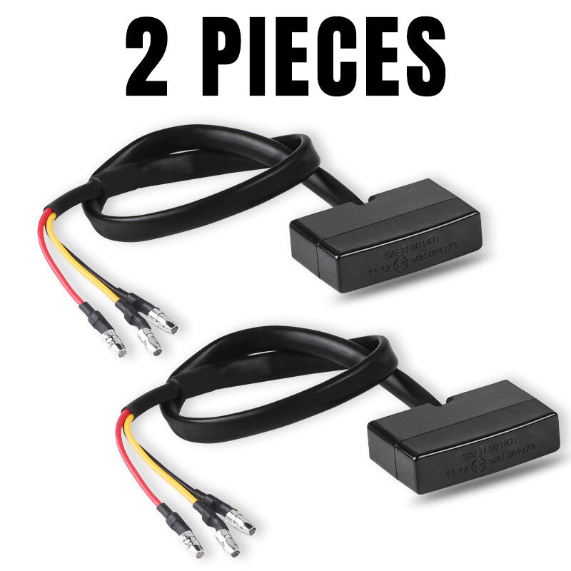 2X LED Universal Motorcycle Rear Tail Brake Light Running for Mini Lamp E11 12V
