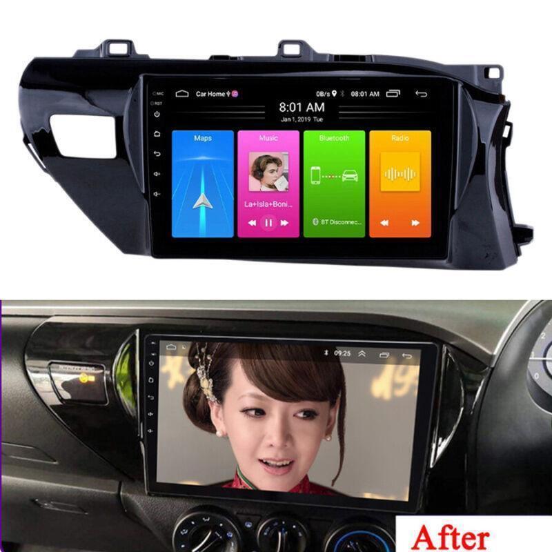 10.1 Android 9.1 Stereo Radio GPS Multimedia Player for Toyota Hilux 2016-2018