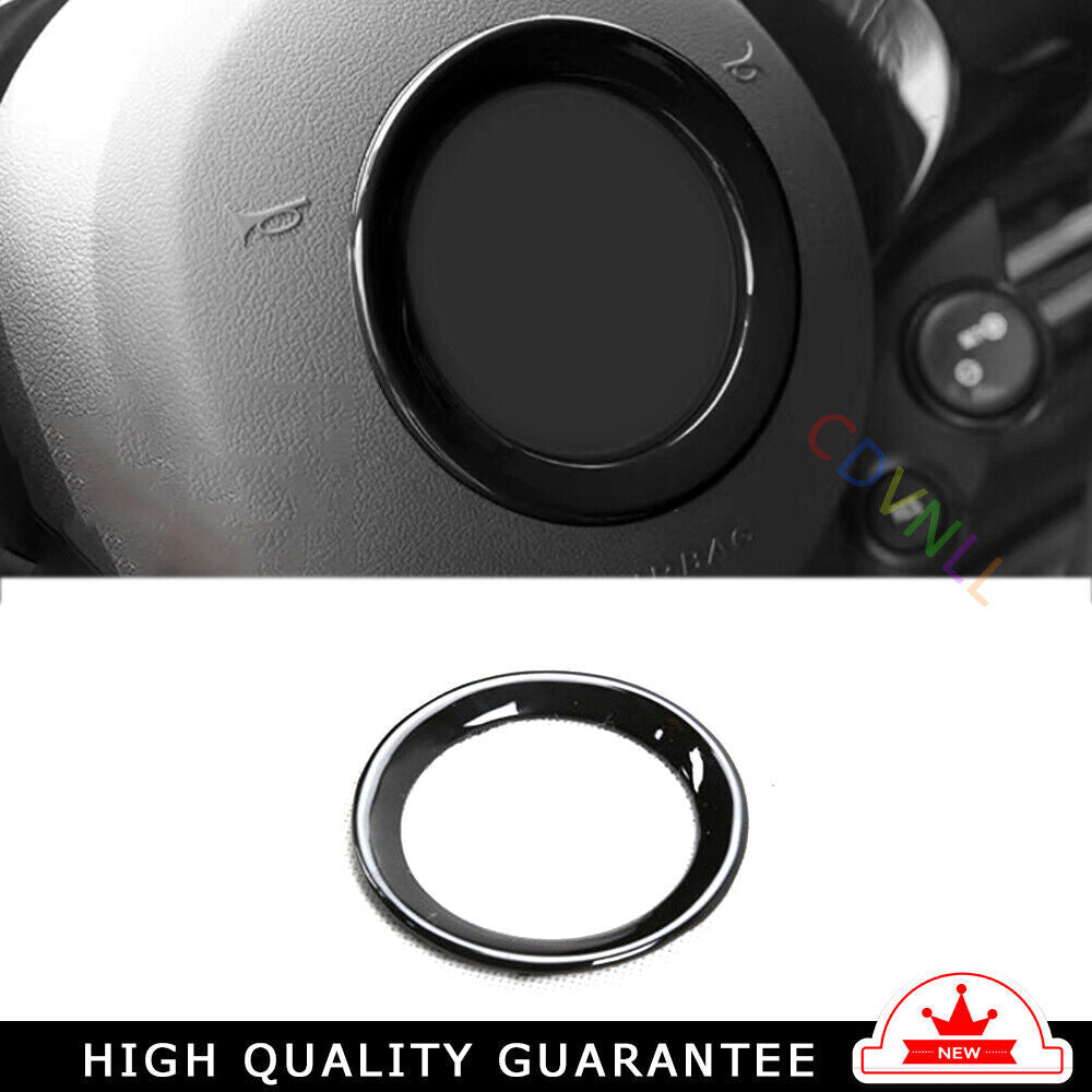 Steering Wheel Sticker Cover Trim Fit for Mercedes-Benz for SMART 15-18 Bright Black
