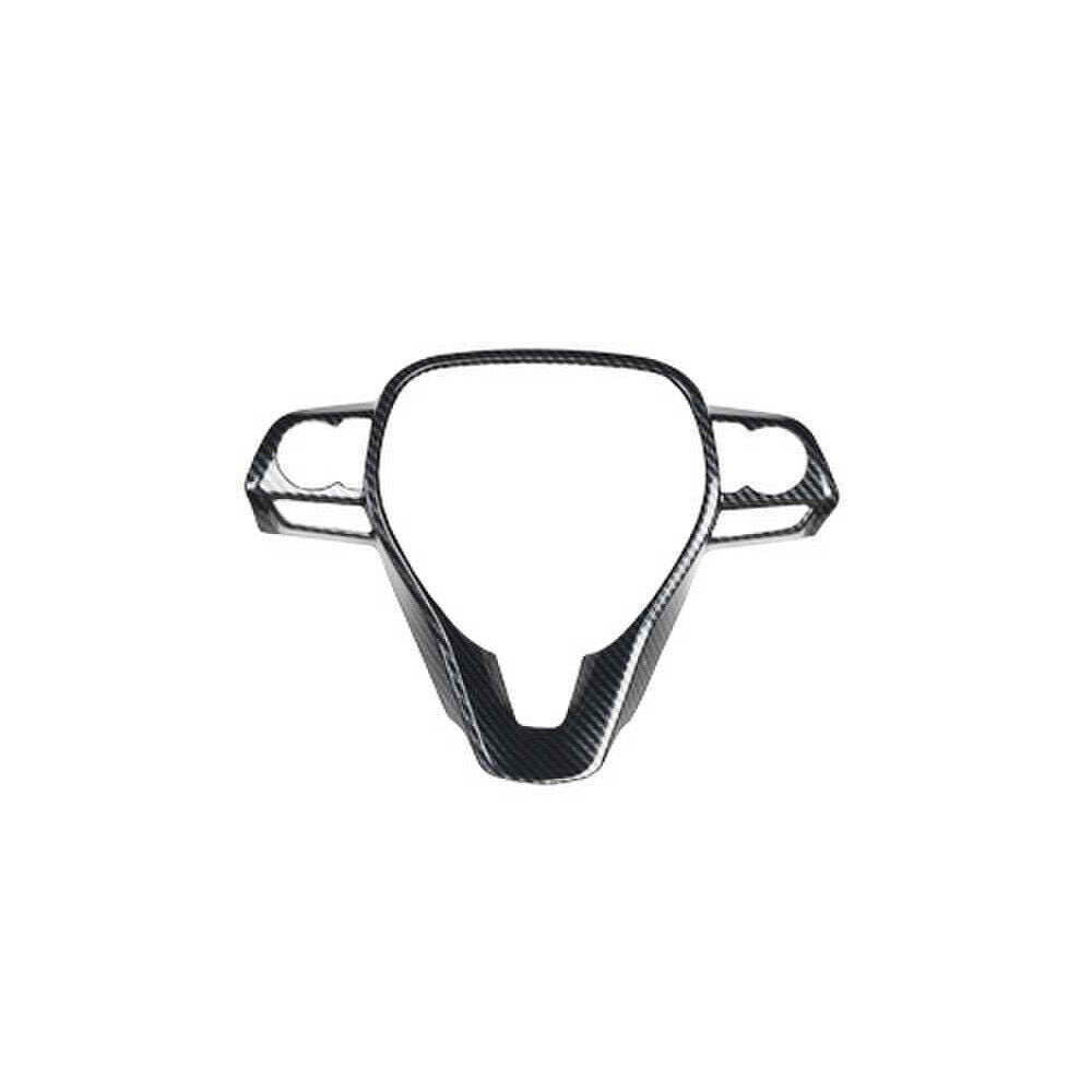 for Toyota for Corolla Cross 22-24 Carbon Fiber Look Steering Wheel Frame Cover Trim