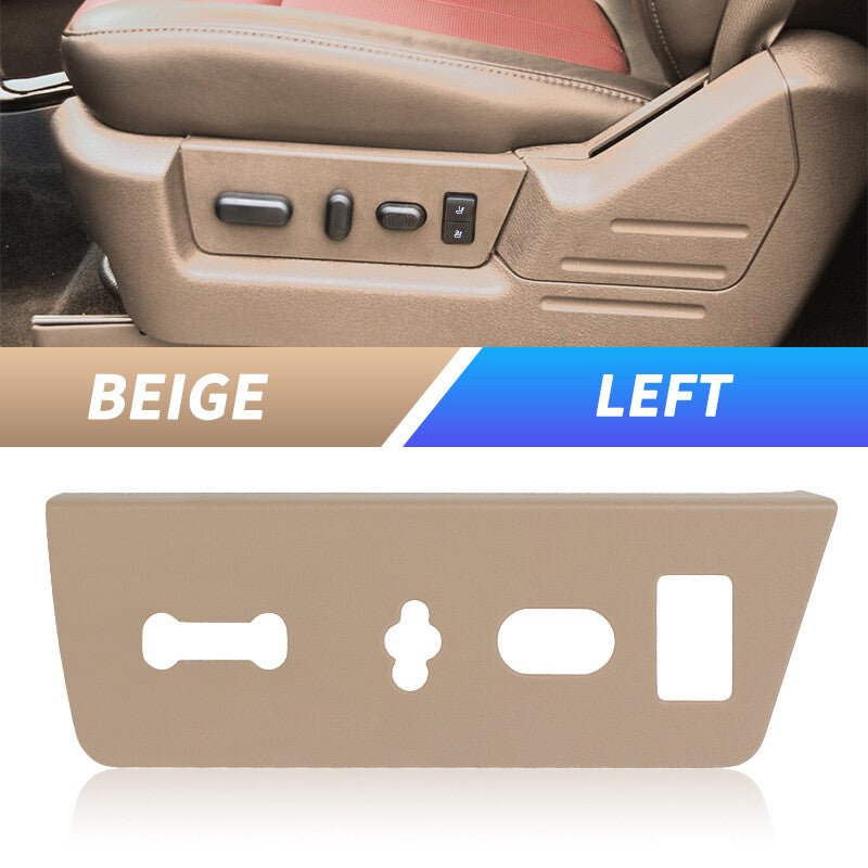 Front Driver Side for Seat Switch Housing Trim Bezel Panel for Ford F150 2009-2014