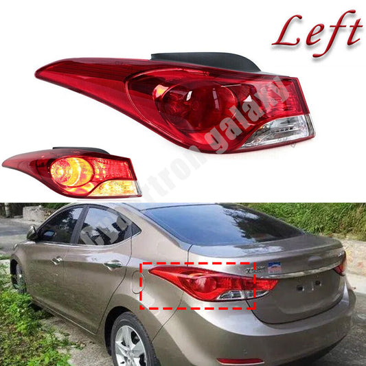Left for Hyundai for Elantra 2011-2013 Outer tail light assembly Brake Lamp