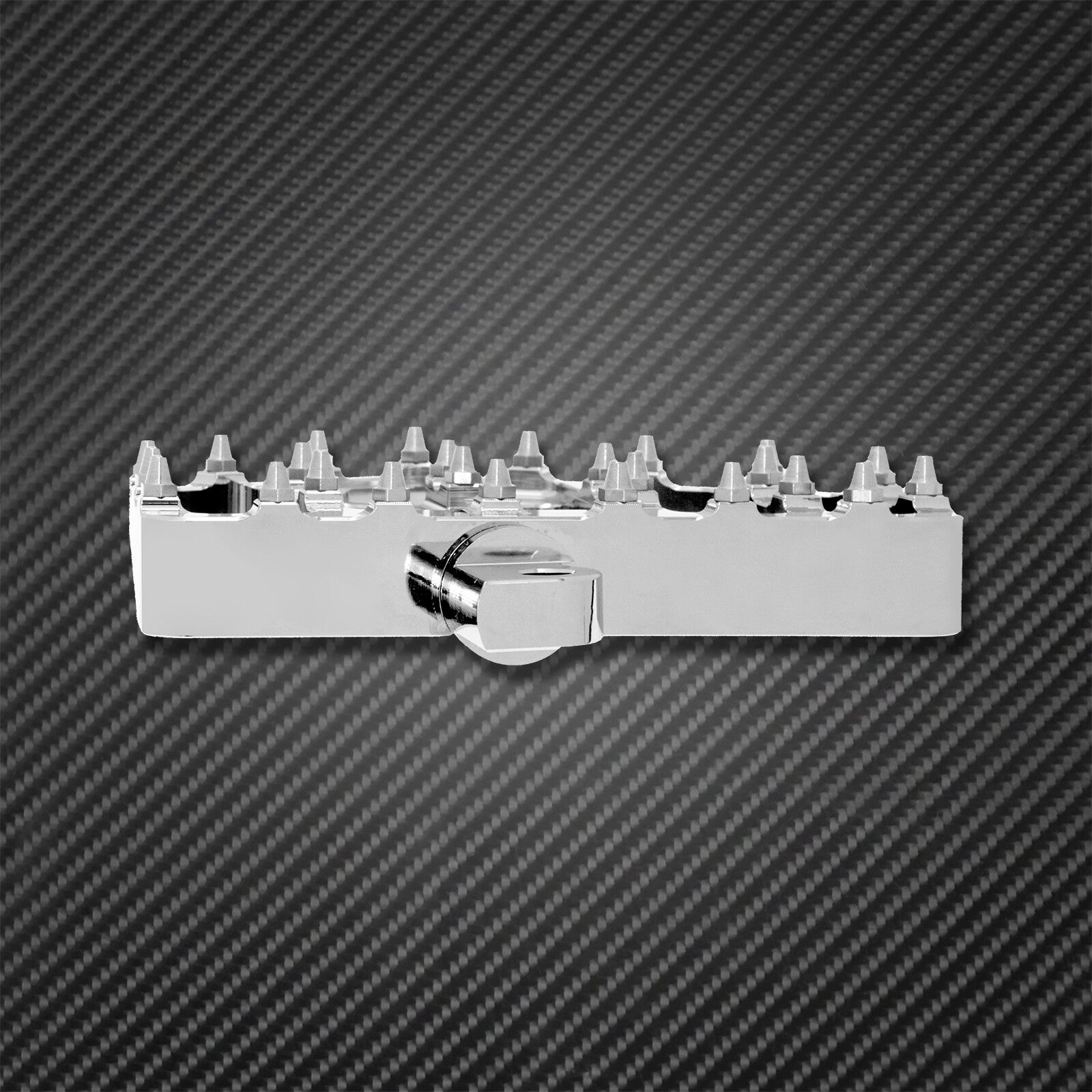 MX Style Chrome Foot Peg Pedal Fit for Harley Sportster Softail Touring Dyna FLD