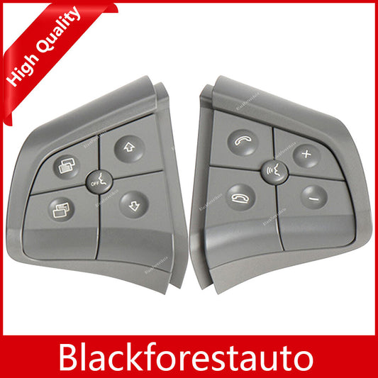 Qty 2 Fit for Mercedes-Benz W164 W251 W245 Steering Wheel Switch 5 Button Gray