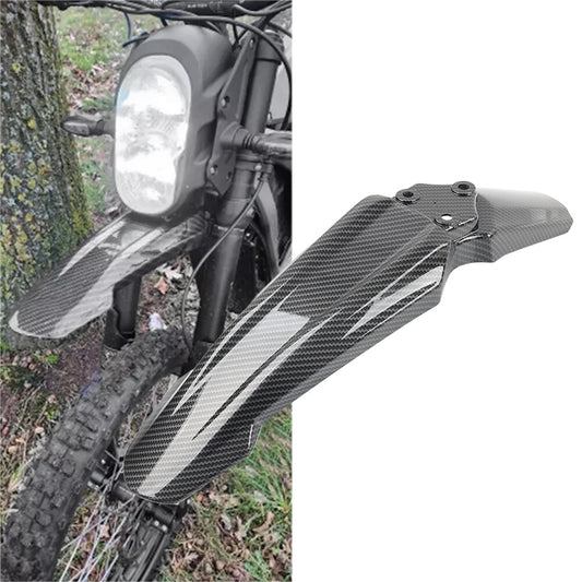Dirt Bike Front Mudguard Protector Carbon Fiber Black For Sur-Ron S/X