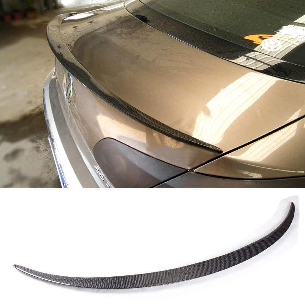 Carbon Fiber Rear Trunk Spoiler Boot Wing Lip Black for VW for Passat CC 2008-2016