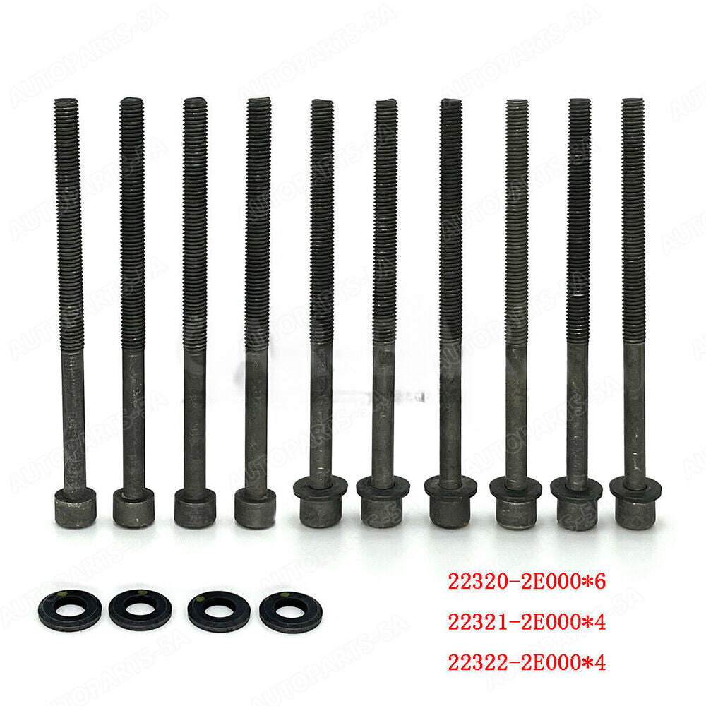 Cylinder head bolt kit suitable for 2012-2020 for Hyundai for Kia 2.0L 22320-2E000 2231-2E000