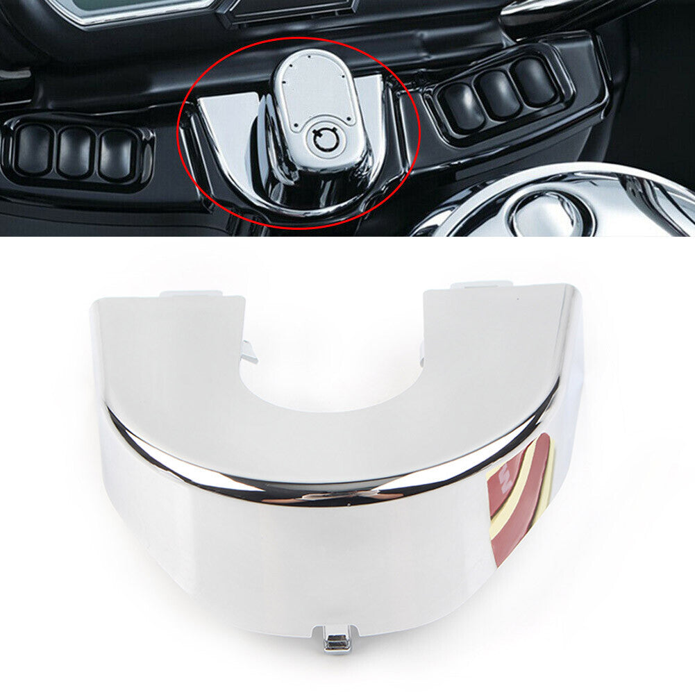 Chrome Ignition Switch Panel Trim Cover for Harley Road Glide FLTRX FLTRXS 2015+