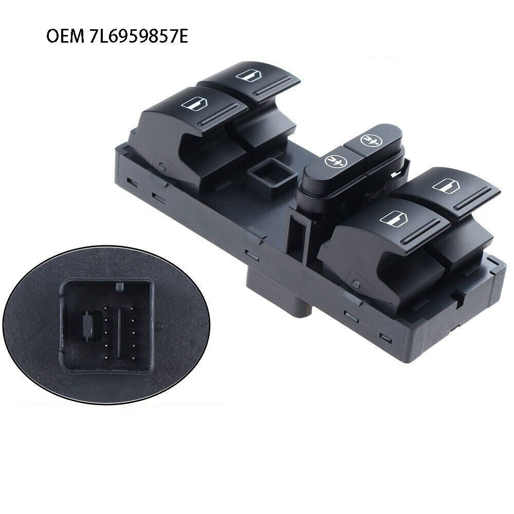for VW Touareg 7L6959857E Front Driver Door Master Window Switch Cuntrol Button