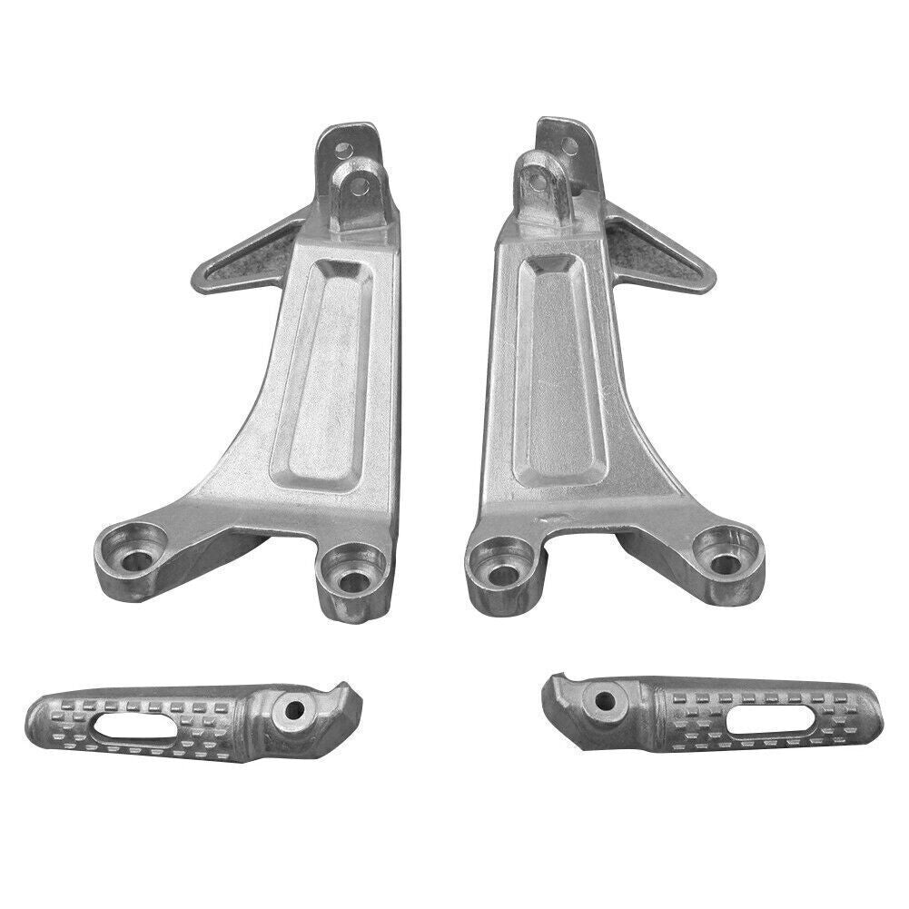2pcs Rear Passenger Rearsets Foot Peg Pedals Bracket for HONDA 2003-04 CBR600RR