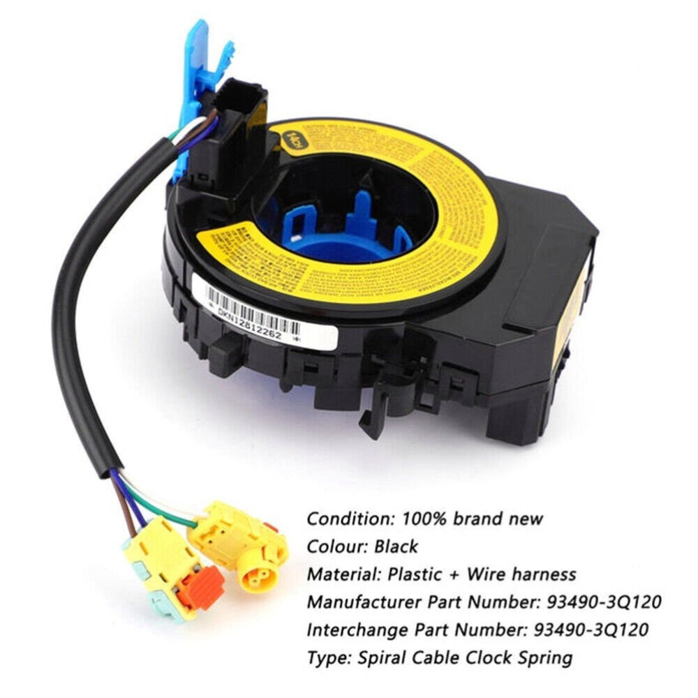 Clock Spring Fits for Hyundai Sonata 2009-2014 for Elantra 2011-2013 93490-3Q120