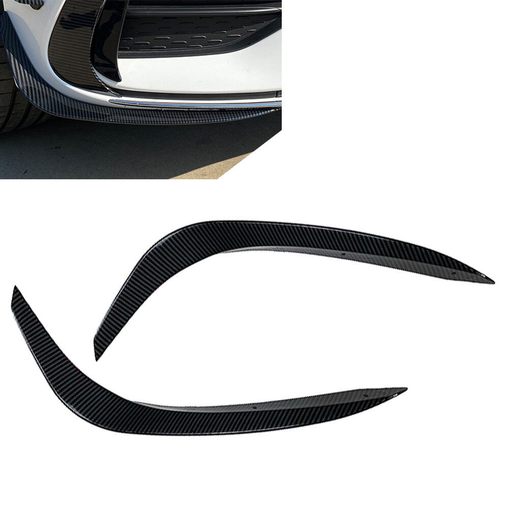 Bumper Under Lip Splitter Spoiler for Mercedes-Benz C-Class W206 Carbin fiber