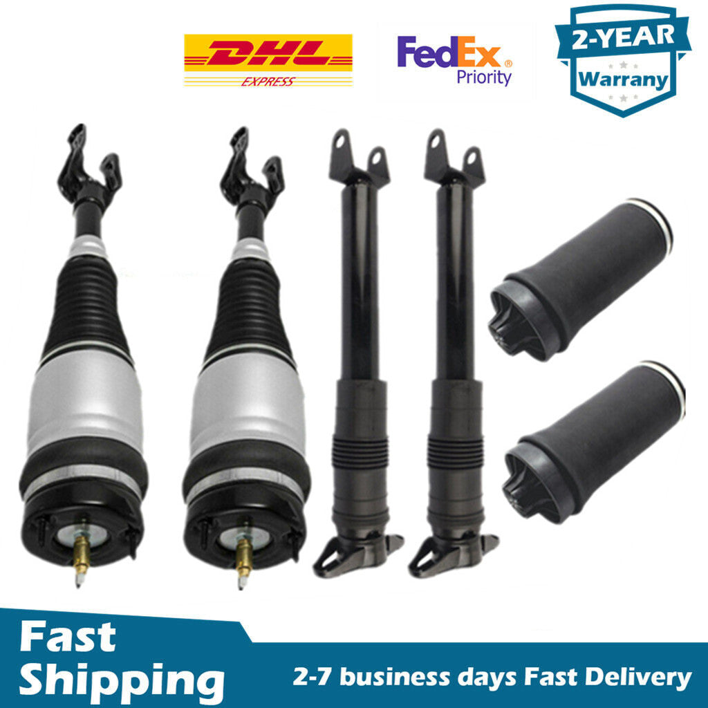4x Front Rear Shock Struts 2x Rear Spring Bags for Jeep Grand Cherokee 2011-15
