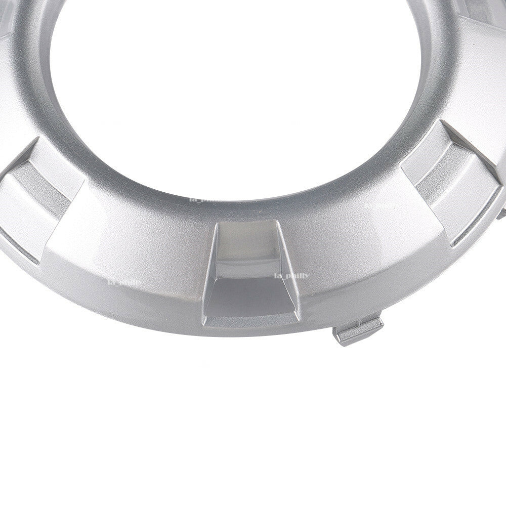 2x Front Fog Light Lamp Silver Cover Frame for Mitsubishi for Pajero Montero MK4 07