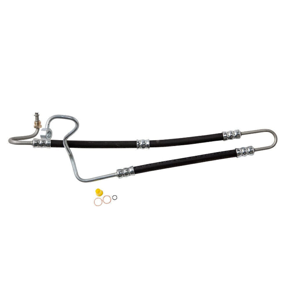Power Steering Pump + Hoses + Reservoir w/ Cap Fit for BMW E46 325i 330i 2001-05