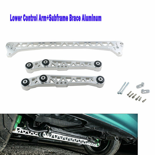 Lower Control ArmSubframe Brace Aluminum For 92-95 for Civic 94-01 for Acura Integra