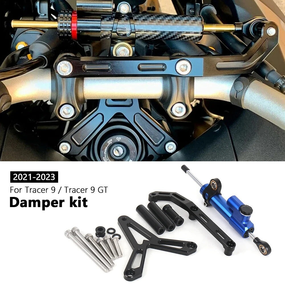 New for YAMAHA TRACER 9 GT 2021-2023 CNC Stabilizer Damper Mounting Bracket Kit