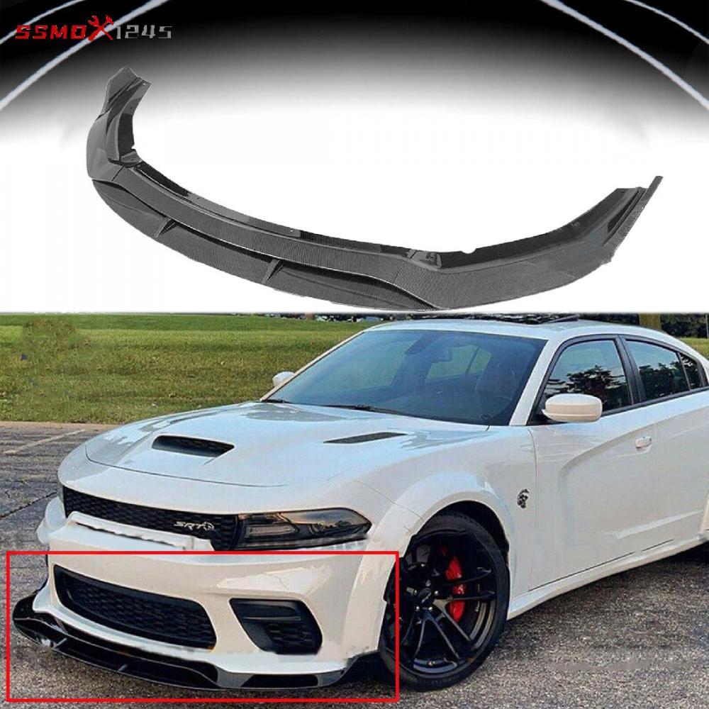 Carbon Fiber for Dodge Charger SRT Hellcat Scat Widebody 20-22 Front Bumper Lip