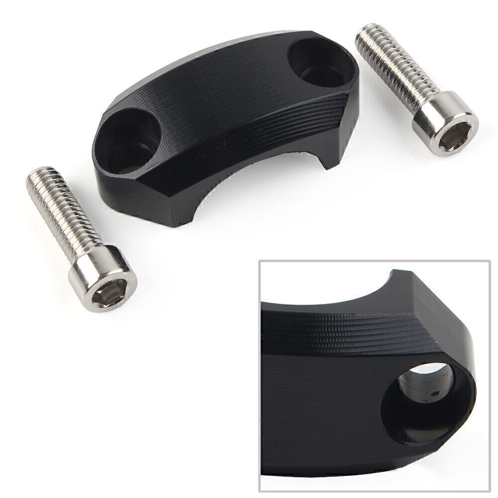 22mm Master Cylinder Perch Clamp Cover Black for Motocross MX Enduro Motorbike