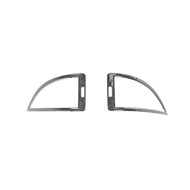 for Nissan Armada Y62 2017-2020 Carbon Fiber Console LR Air Outlet Vent Trim