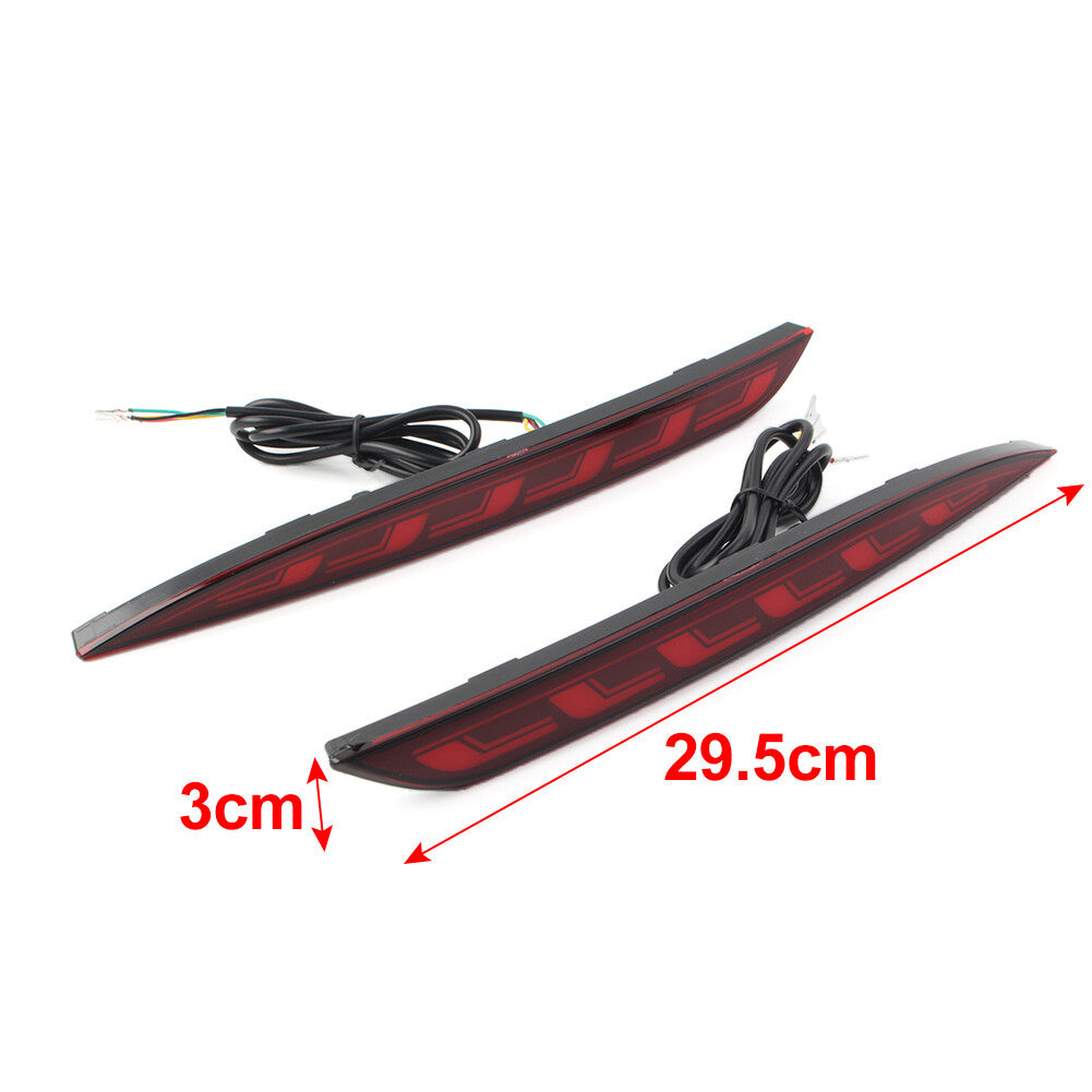 Rear Fog Lamp Brake Light Dynamic Turn Signal Reflector FIT for Tesla Model 3 17-22