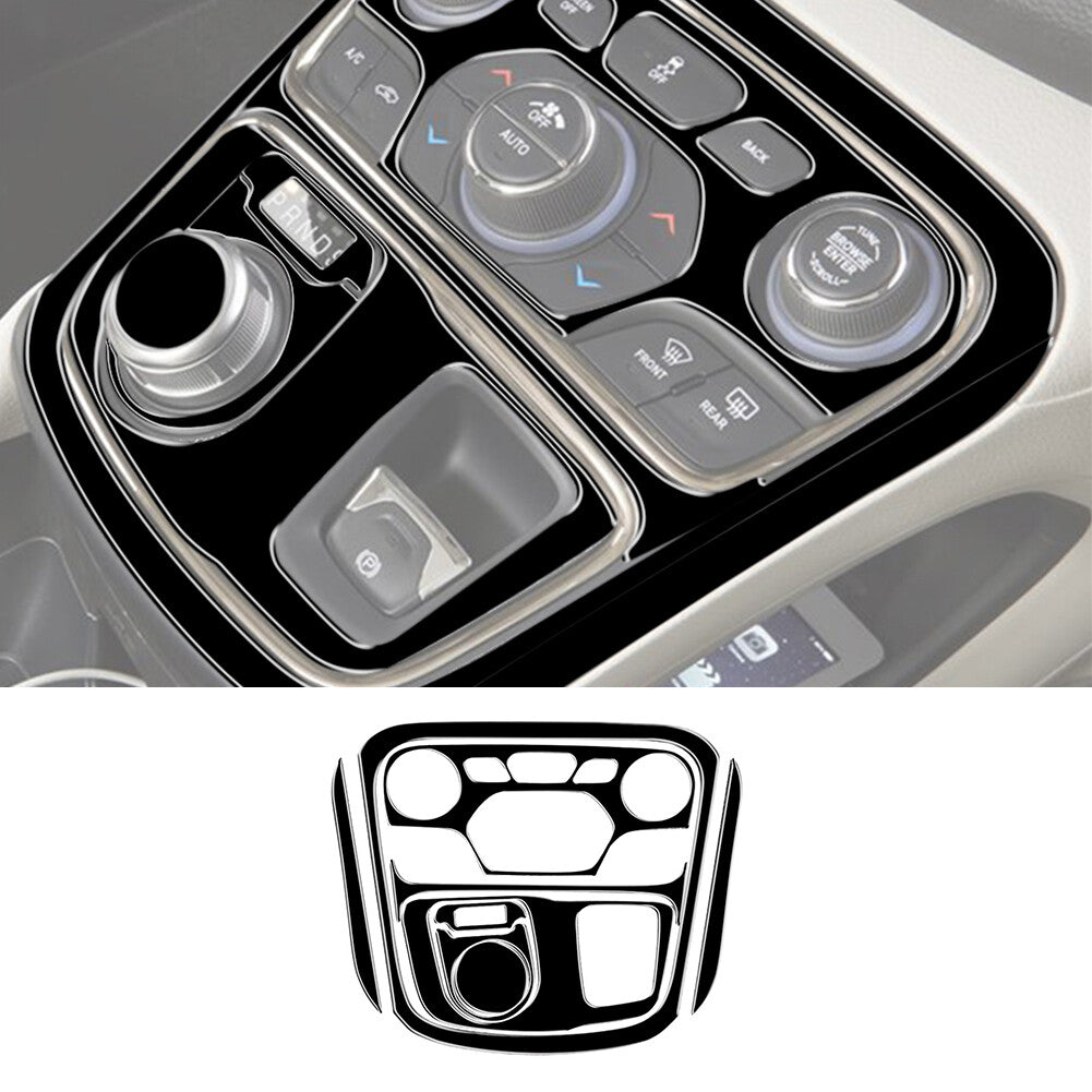 Gloss Black Interior Full Sets Cover Trim Kit for Chrysler 200 2015-2017