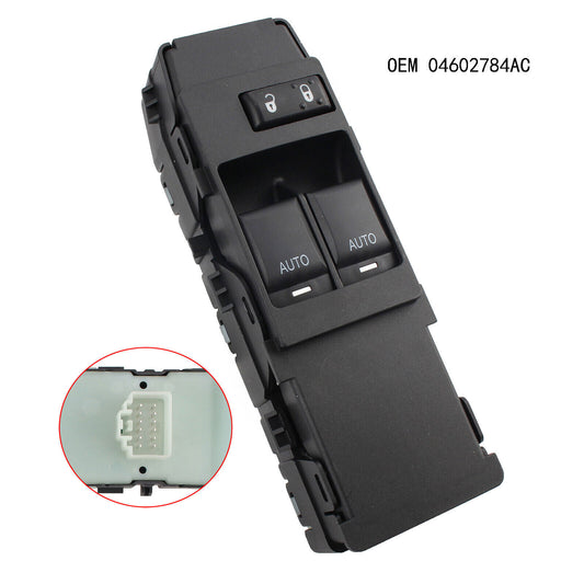 For 08-14 for Dodge for Challenger Brand Front Driver Side Window Switch 04602784AC New