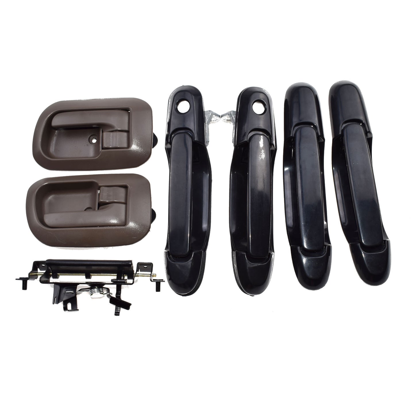 Brown interior and exterior door handle set for 98-03 for Toyota for Sienna