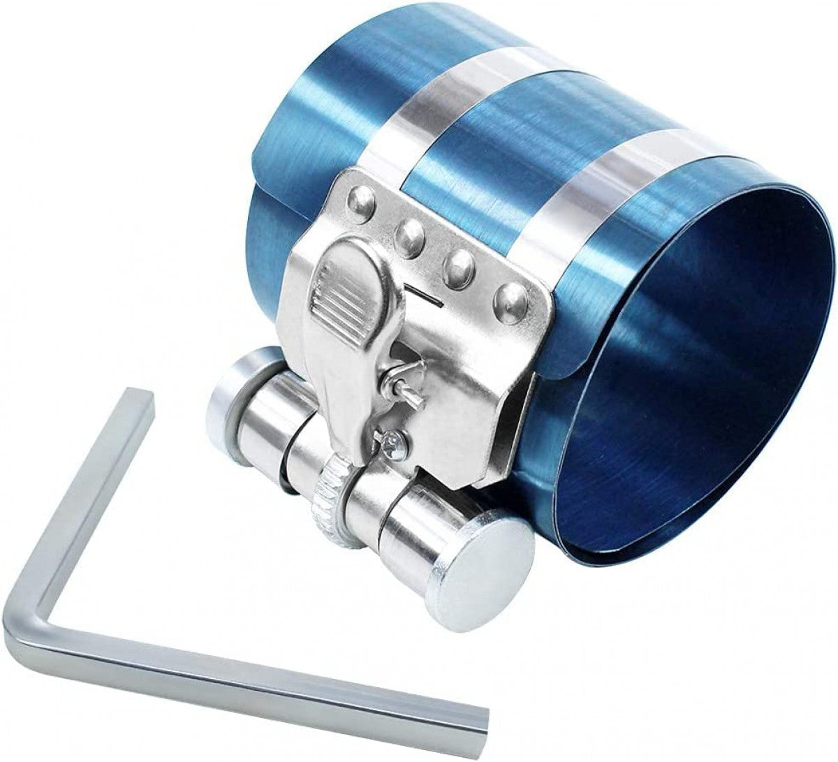 3¡± Piston Ring Compressor,Adjustable Ratchet Piston Installer Tool Removal Tool