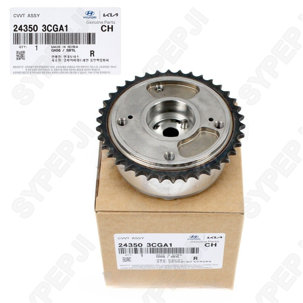 Intake and exhaust CVVT gear 2-piece set for 14-20 for Genesis for Hyundai for Kia V6 243503CGA1 (new)