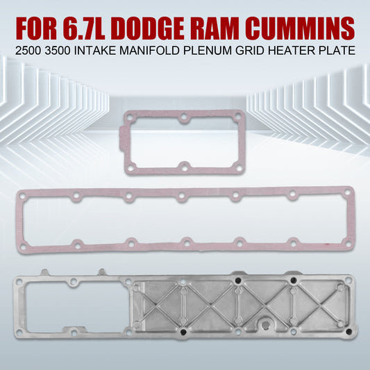For 6.7L for Dodge for RAM 2500 3500 Intake Manifold Plenum Grid Heater Plate