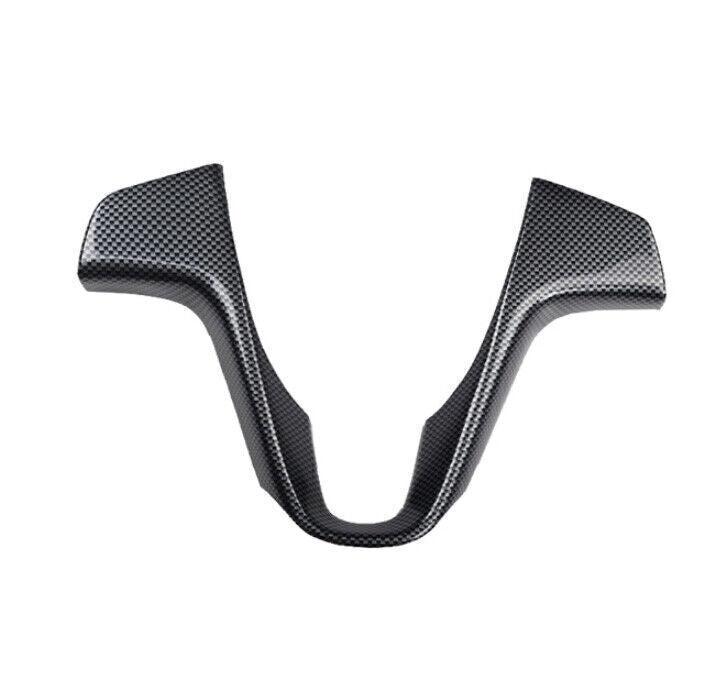 for Hyundai Accent 2012-2017 Carbon Fiber Steering Wheel Horn Ring Cover Decor