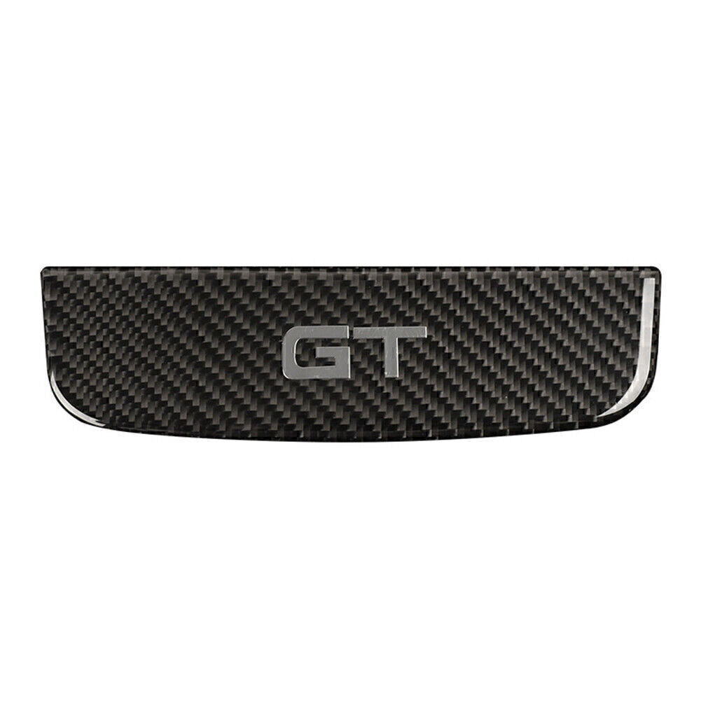 Carbon Fiber Interior Storage Box Trim Cover Fit for Ford for Mustang 2015-2019 18