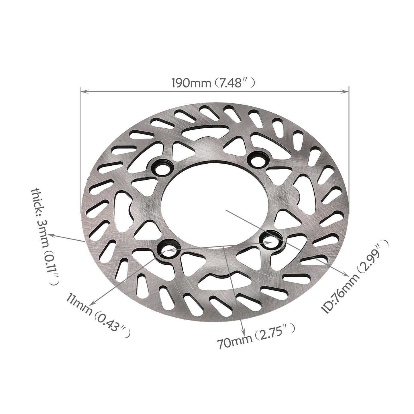 14-inch rear wheel, 90/100-14 tire, rim, rotor, sprocket, pitted bicycle, Taodao SSR, 125cc/140cc.