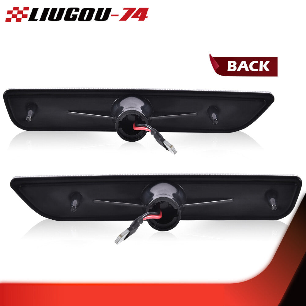 Suitable for 2010-14 for Ford for Mustang LED light strip, fender lights, side marker lights, white.