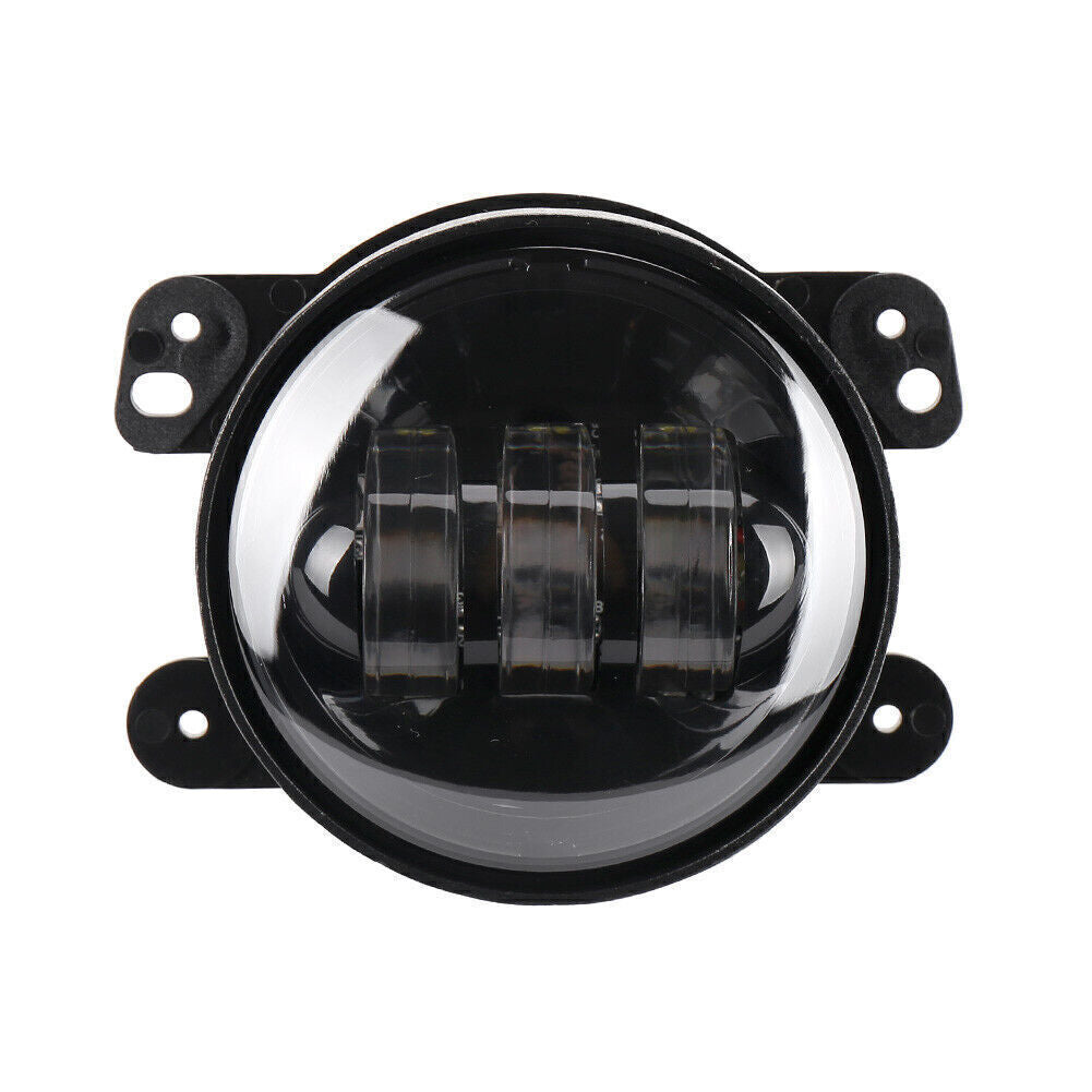 4 30W LED Round Fog Light Driving Lamp for Jeep for Wrangler for Dodge Charger White US