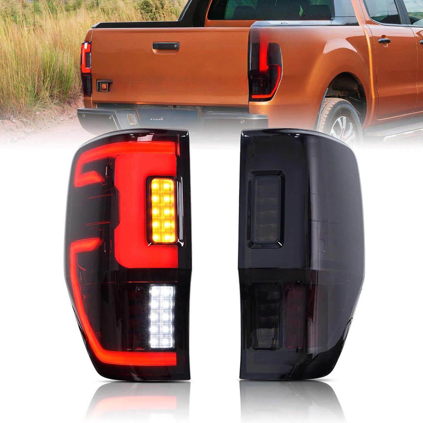 LED taillight assembly and signal lights for Ford Ranger 2012-2019