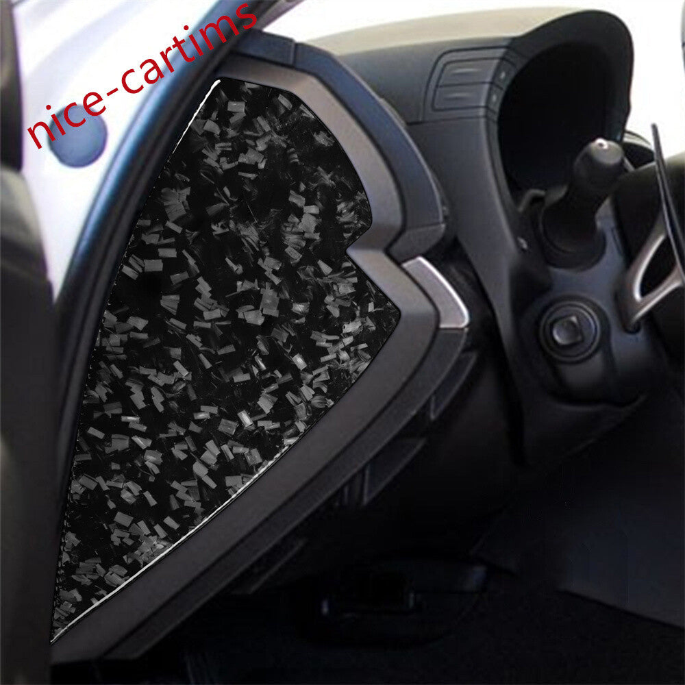 for Infiniti G37 Sedan 2010-13 Door Buffer Cushion Mat Cover Forged Carbon Fiber