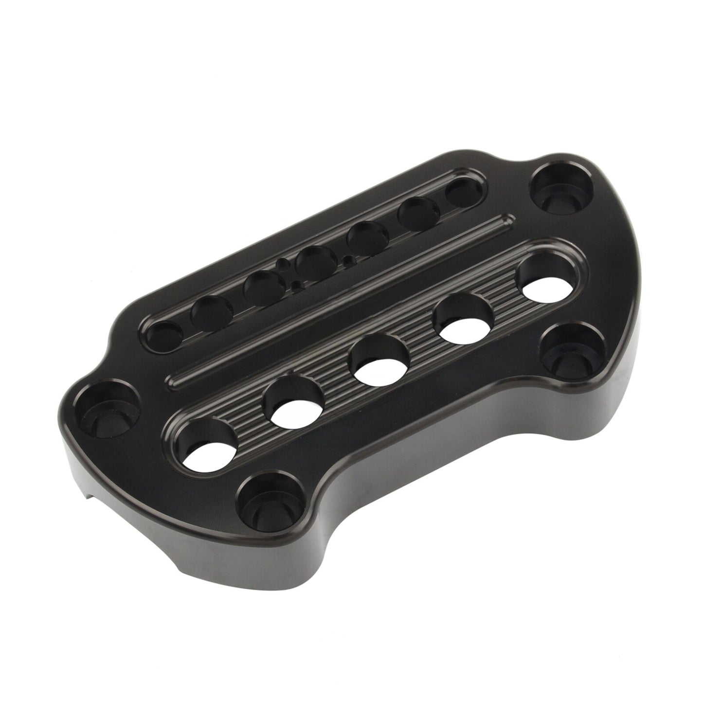 for Harley Sportster 883 1200 Iron Dyna Motorcycle Indicator Handlebar Top Clamp