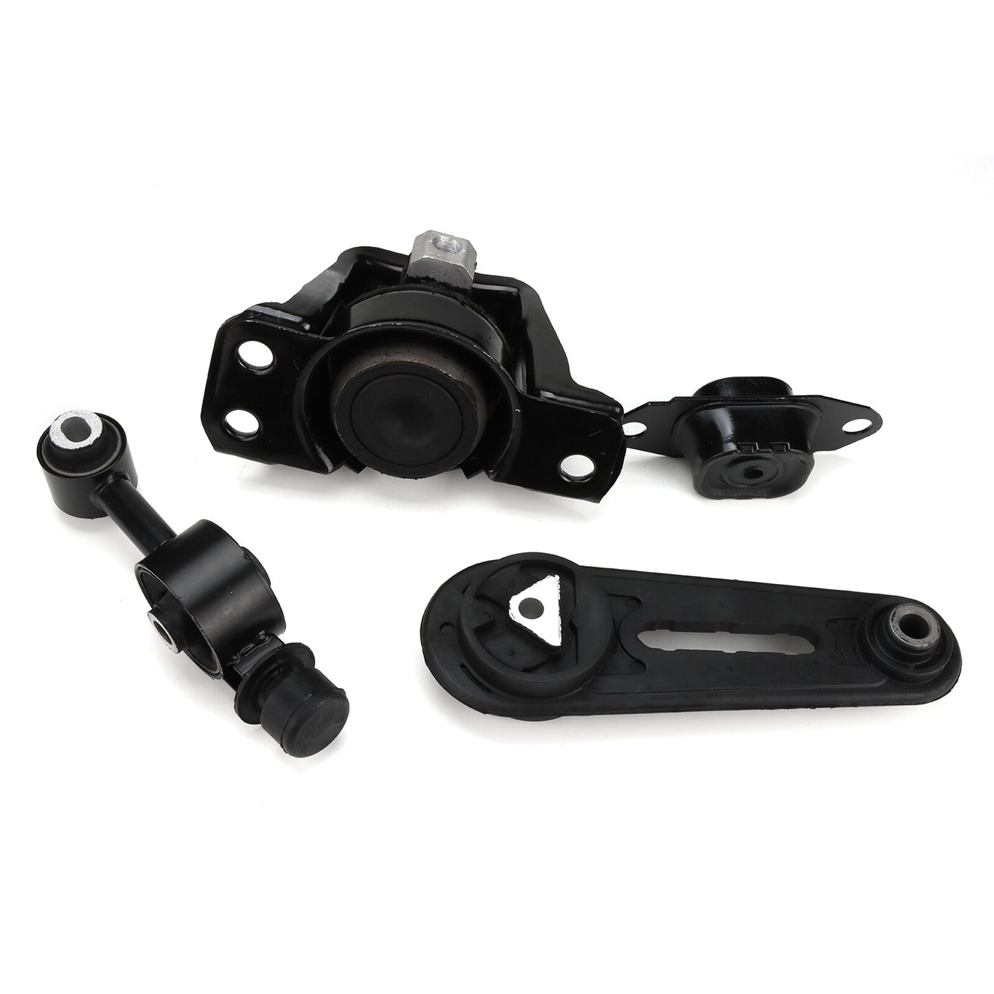 4-piece set for Nissan Cube Tiida Versa 1.8L Black Engine Motor Mount Trans Mount