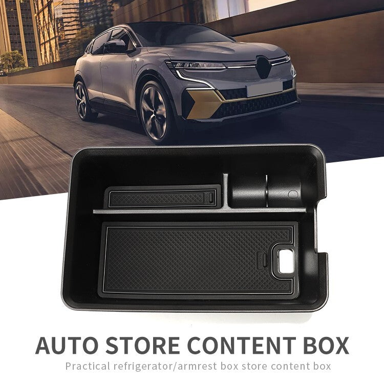 Car Central Armrest Storage Box for Renault Megane E-Tech 2022 2023 Central