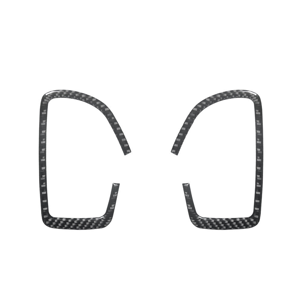 Carbon Fiber Interior Rear Door Handle Cover Trim for Hyundai Azera 2006-2011