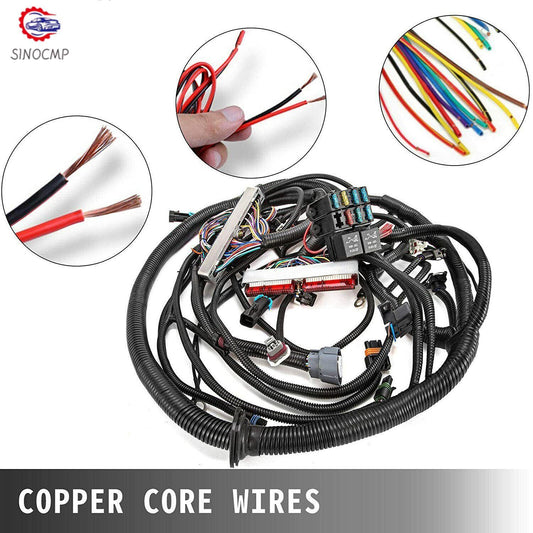 Standalone Swap Wiring Harness Drive by Cable fits for LS LS1 Vortec DBC Engine