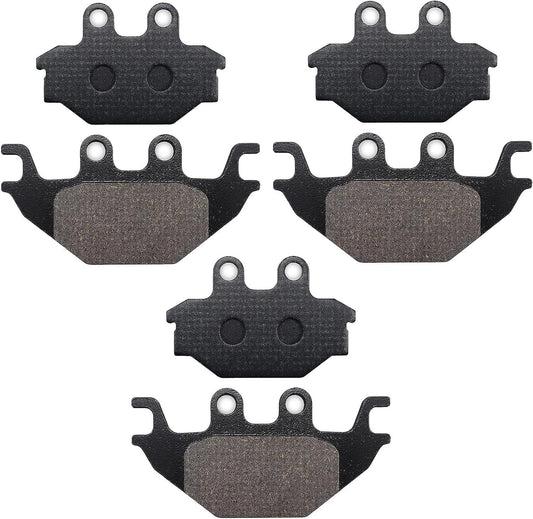 Front and Rear Semi-Metallic Brake Pads for CAN AM CAN-AM DS250 for DS 250 2007-2014