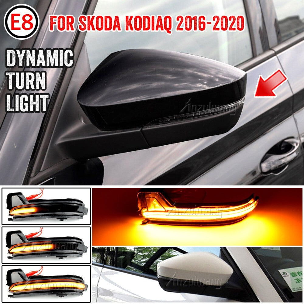 Dynamic Side Turn Signal Light for Skoda KODIAQ KAROQ 2016-2020