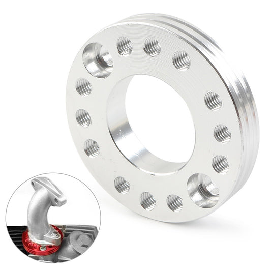 28mm Vergaser Ansaugstutzen Spinner Platte Adadpter f¨¹r Pit Dirt Bike Silber