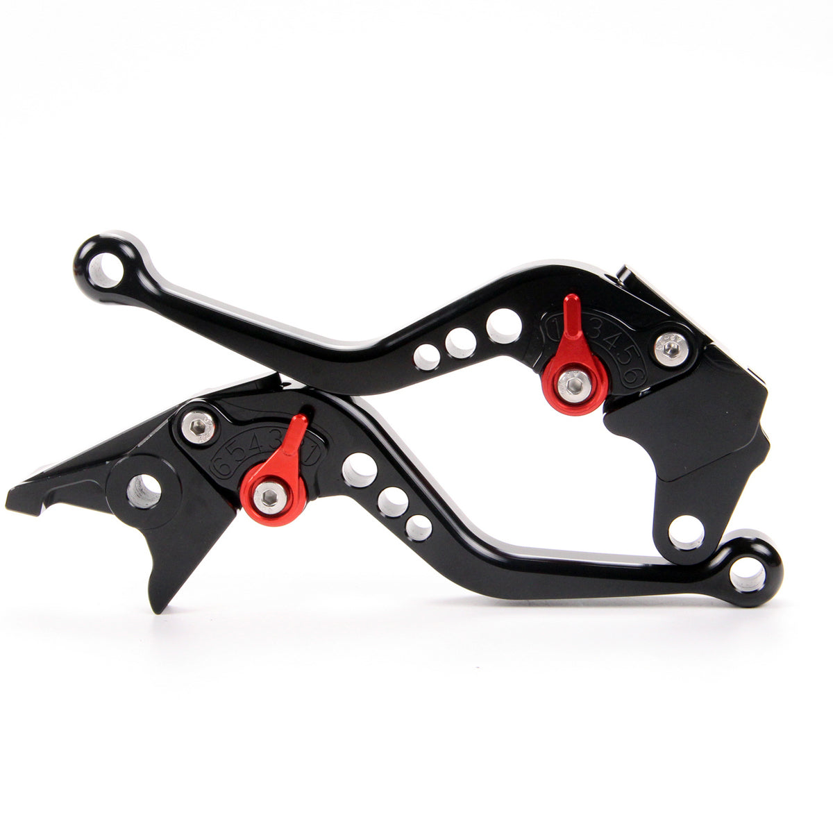 for Suzuki GSXR600 GSXR750 2006-2010 Short CNC Black Brake Clutch Levers